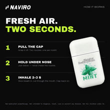 How to use the Naviro Cool Inhaler in three steps