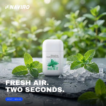 Naviro Cool Inhaler Mint with fresh mint leaves and ice